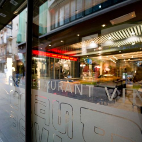 Escaparate de restaurante