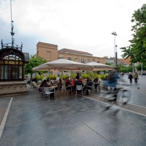 Terraza exterior del restaurante