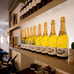 Botellas de cava